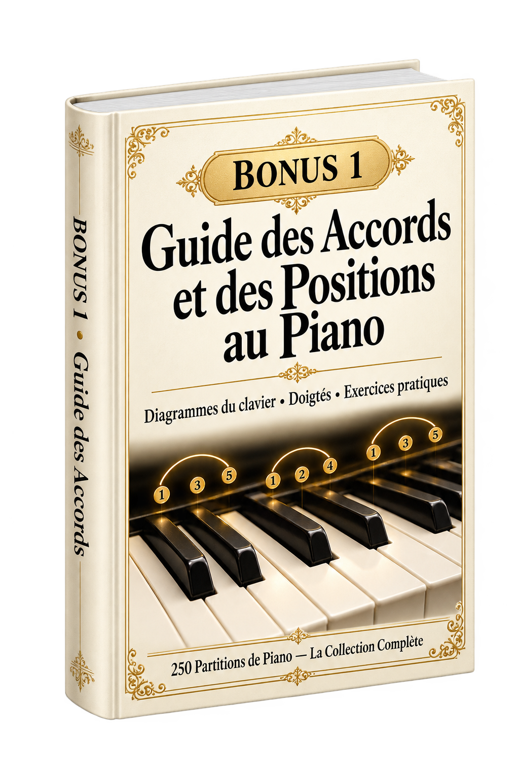 Couverture du bonus 1 : Guide des Accords et des Positions au Piano